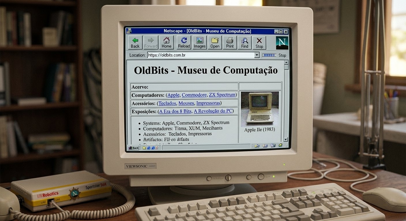Interface de renderização do Netscape Navigator 1.0