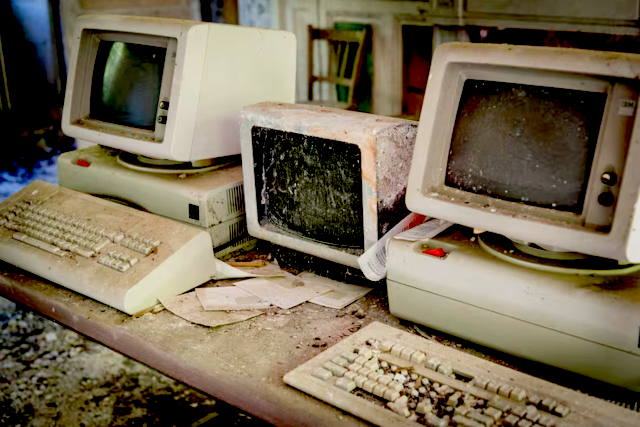 computadores abandonados