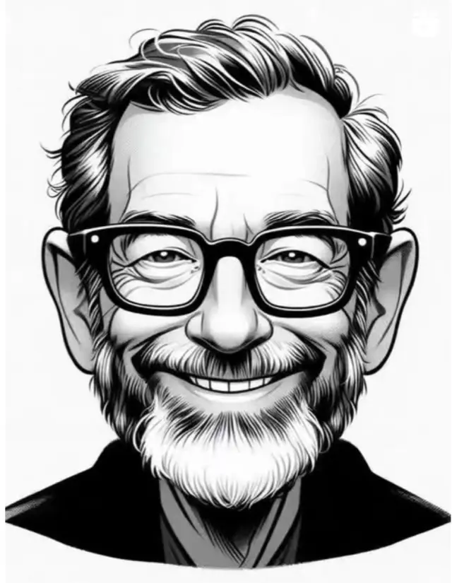 Caricatura de Divino Leitão no Instagram